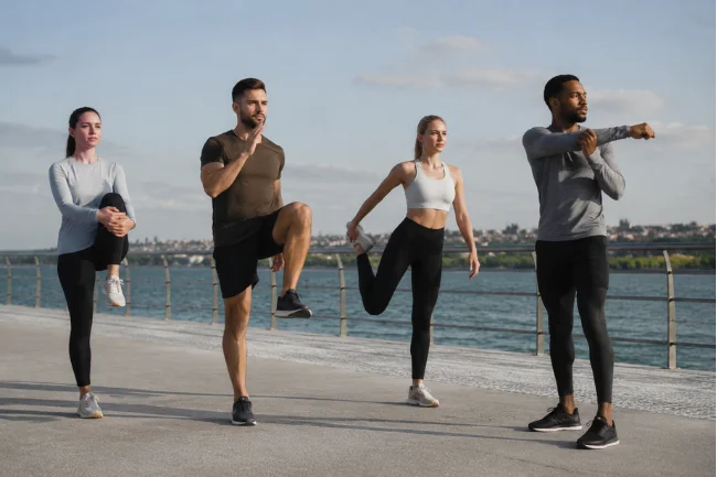 Dynamic Warmup for Running exercises before a run