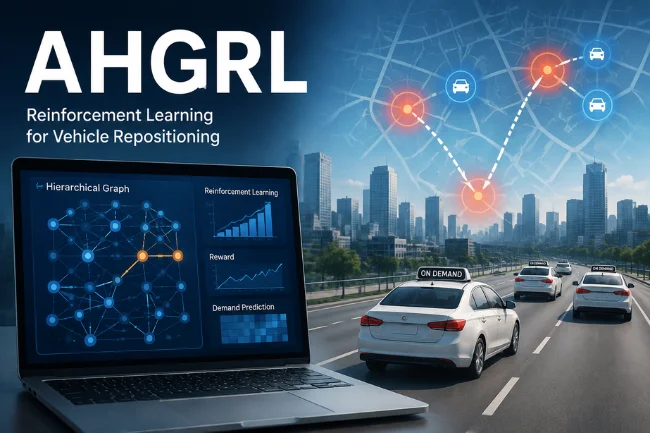 AHGRL reinforcement learning for vehicle repositioning