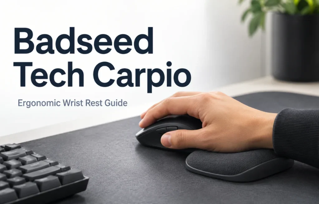 Badseed Tech Carpio ergonomic wrist rest