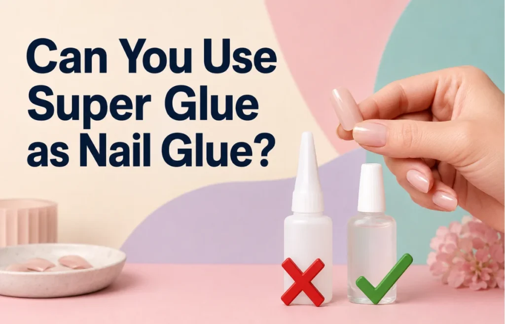 Can you use super glue as nail glue?