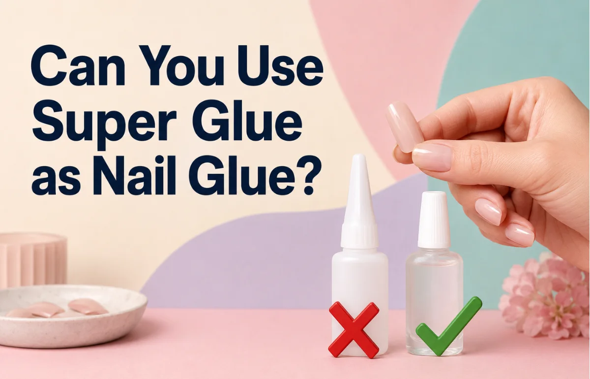 Can you use super glue as nail glue?