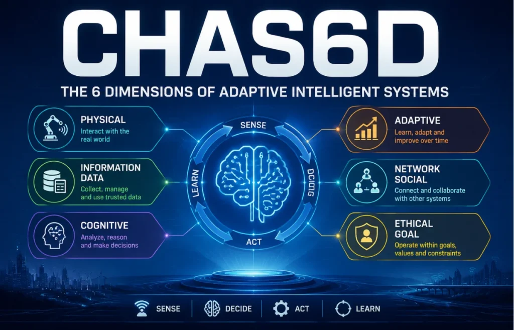 CHAS6D adaptive AI systems framework infographic