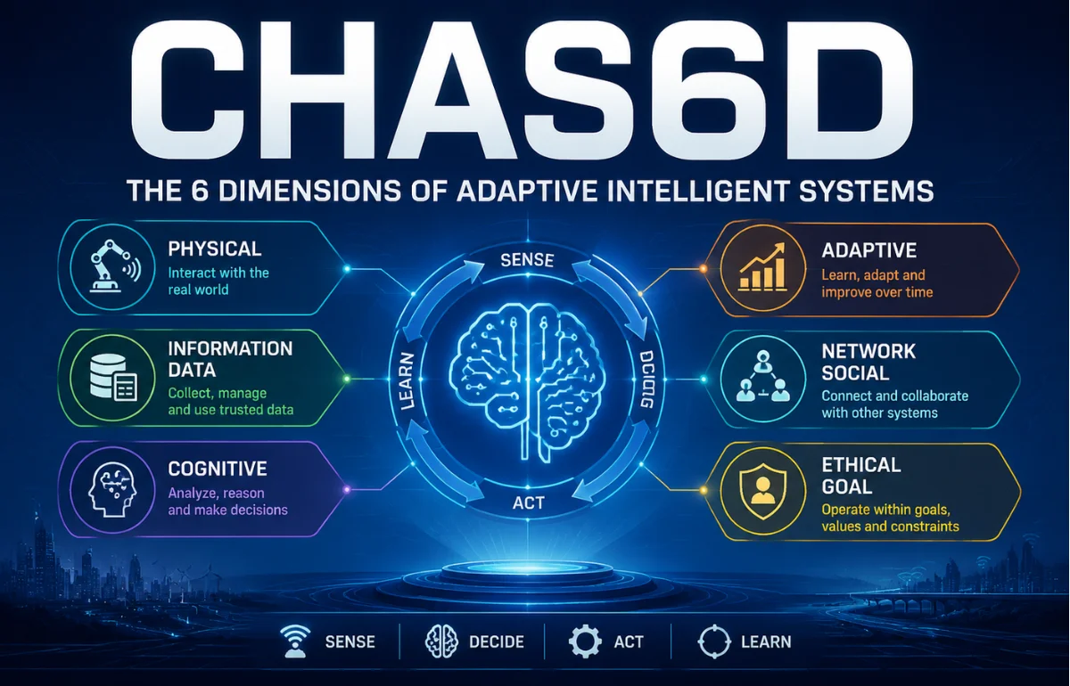 CHAS6D adaptive AI systems framework infographic