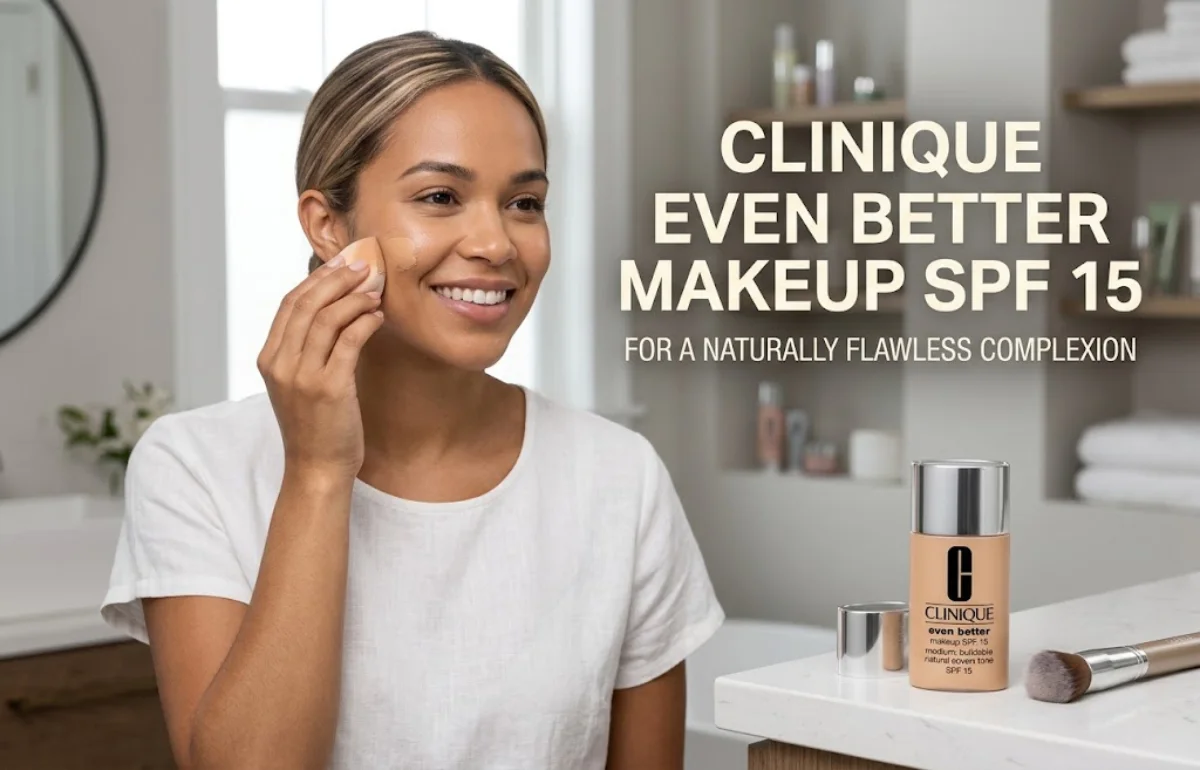 Clinique Even Better Makeup SPF 15 foundation application