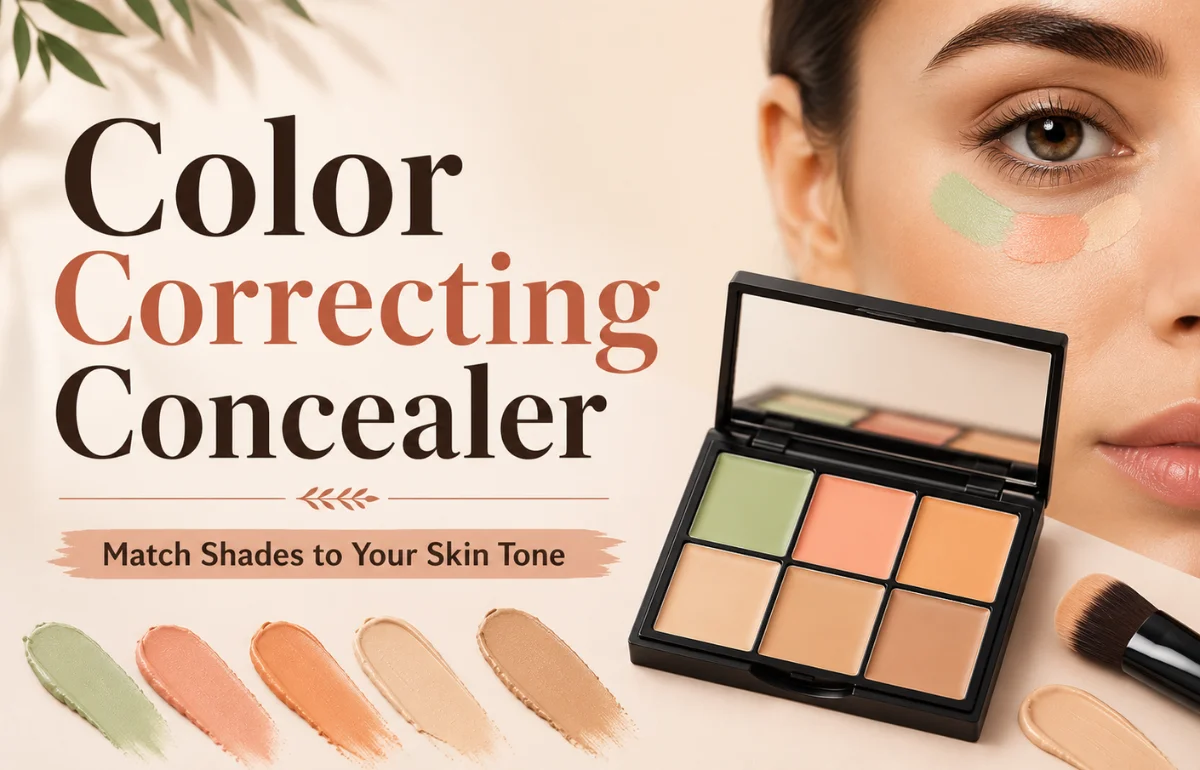 Color Correcting Concealer shade matching guide