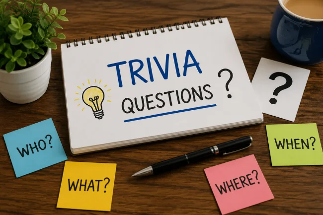 Easy Trivia Questions and Answers setup