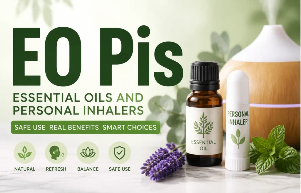 EO Pis essential oil personal inhaler guide image