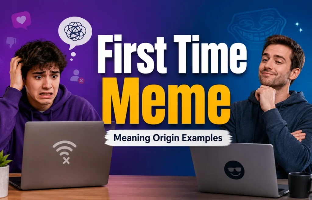 First Time Meme meaning and examples