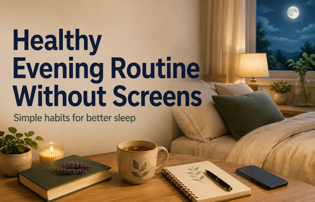 Healthy Evening Routine Without Screens at Bedtime