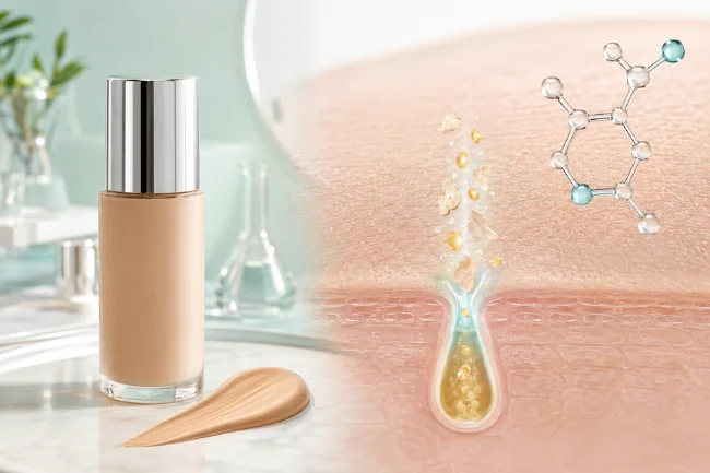 How Acne Solutions Liquid Makeup Clinique works