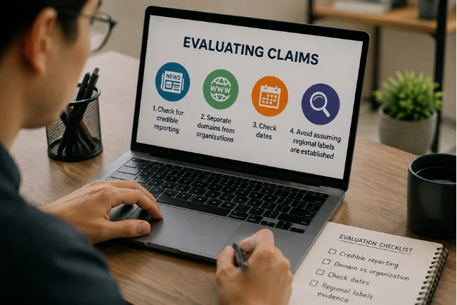Anonibs site claims evaluation checklist