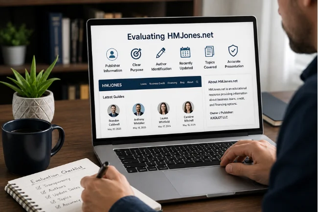 HMJones.net Website Evaluation