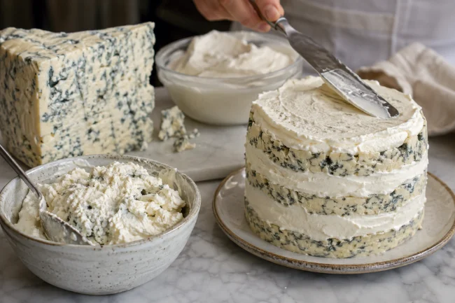 Masgonzola layered cheese making process