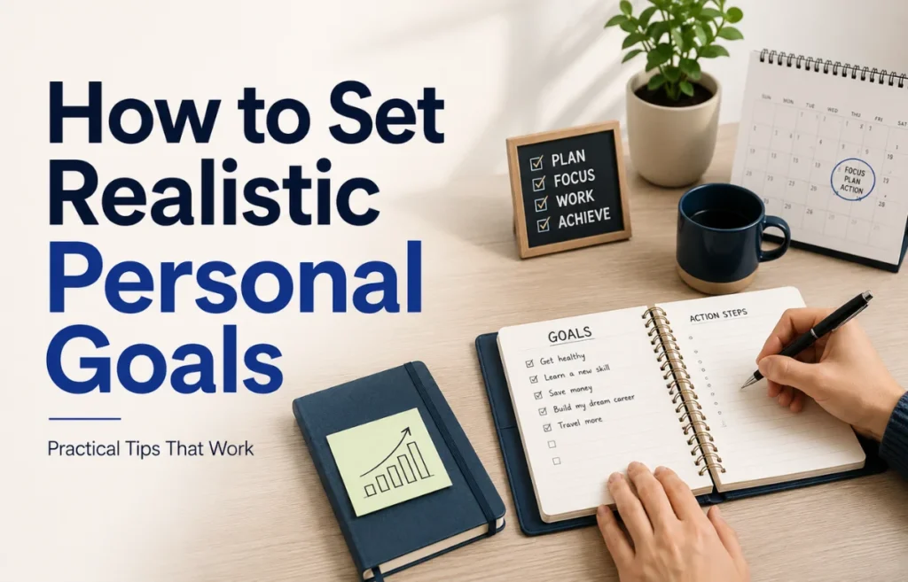 How to Set Realistic Personal Goals planner