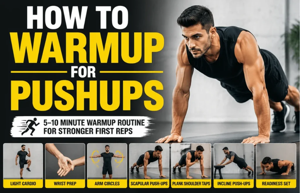 How to Warmup for Pushups routine guide