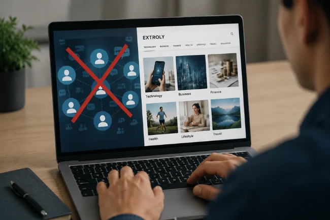 Extroly com social networking platform analysis