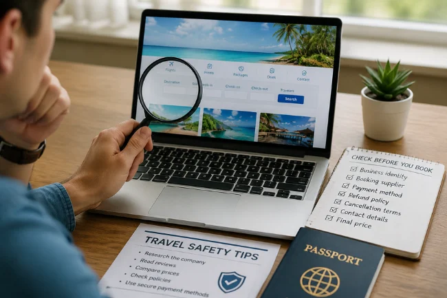 Primacoast.com legitimacy check for travel booking safety