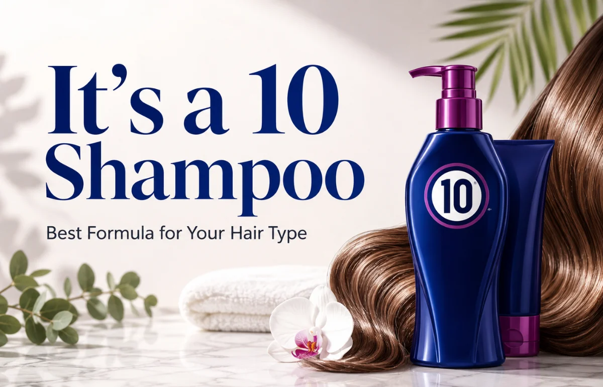 It's a 10 Shampoo for every hair type