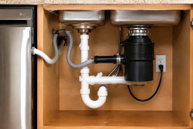 Kitchen Sink Plumbing Diagram With Dishwasher Connection