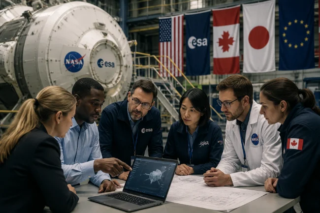 Lenazwezia global space cooperation team