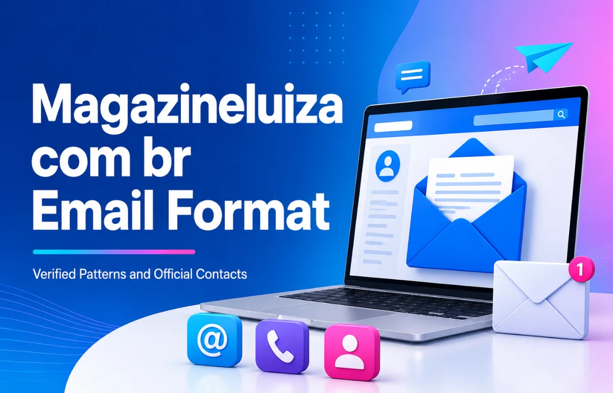 Magazineluiza com br Email Format: 3 Verified Patterns
