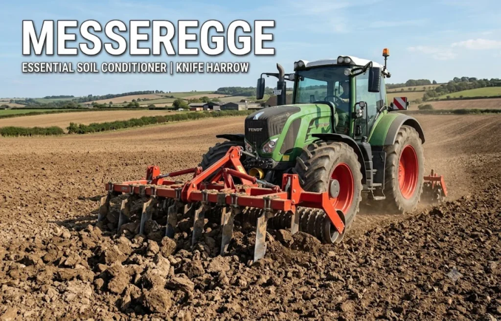 Messeregge knife harrow in field
