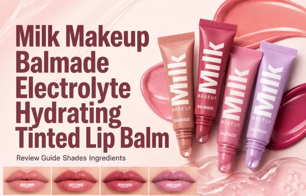 Milk Makeup Balmade Electrolyte Hydrating Tinted Lip Balm shades