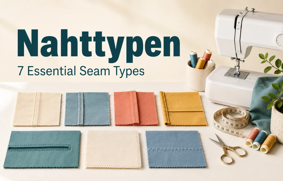Nahttypen with seven seam types
