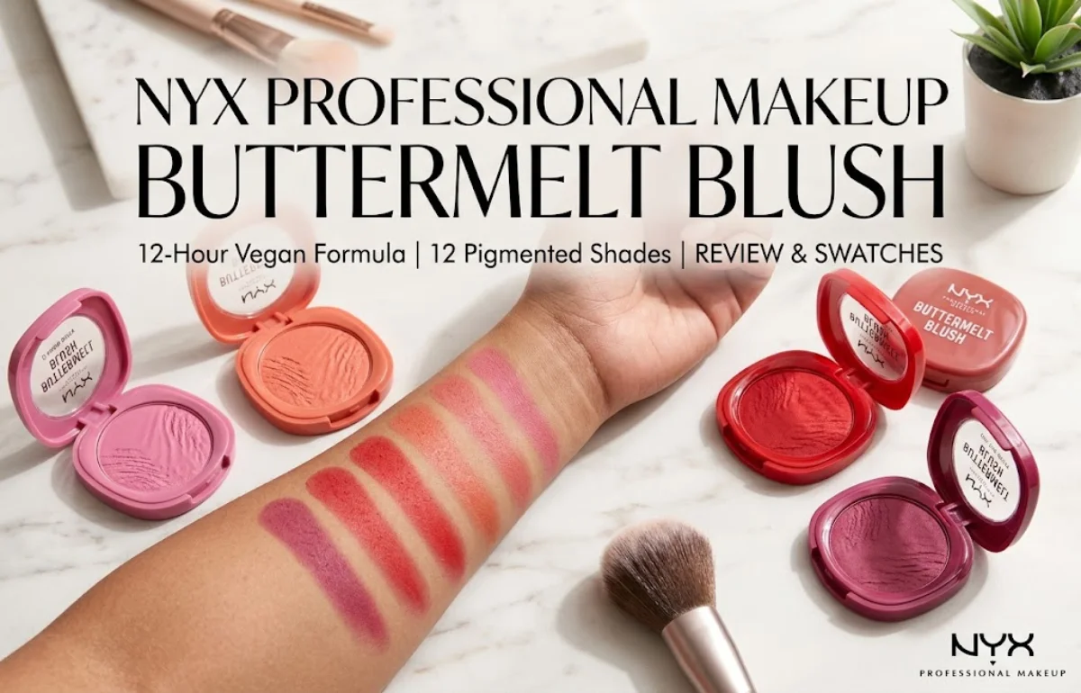 NYX Professional Makeup Buttermelt Blush swatches