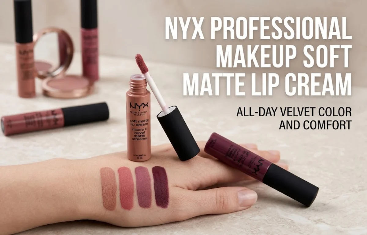 NYX Professional Makeup Soft Matte Lip Cream swatches