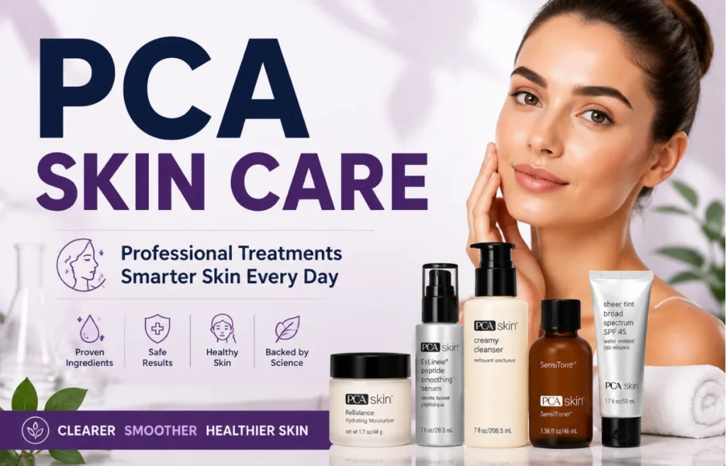 PCA Skin Care professional skincare products and treatment routine