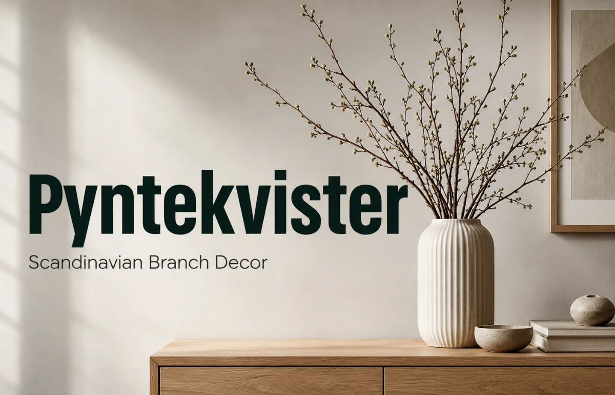 Pyntekvister Scandinavian branch decor vase