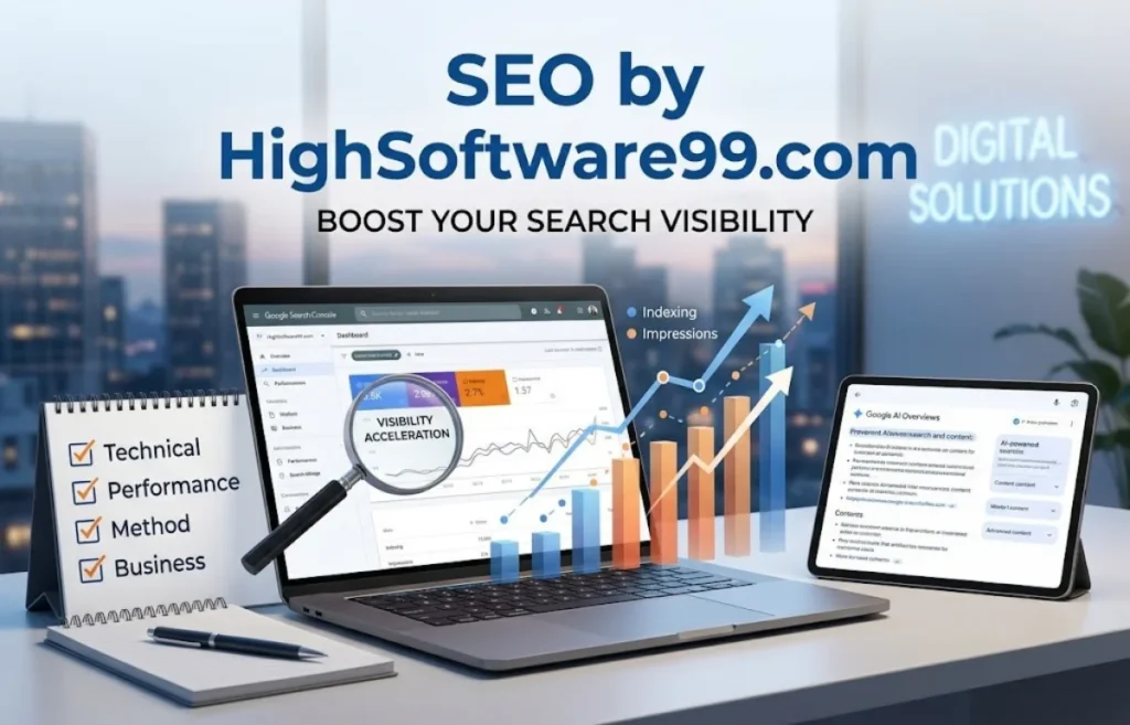 SEO by HighSoftware99.com dashboard review