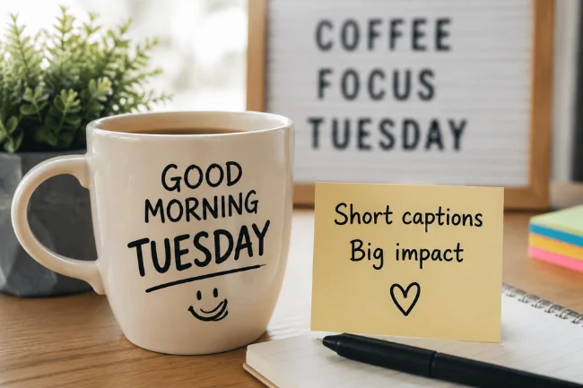 Humor Good Morning Tuesday captions image