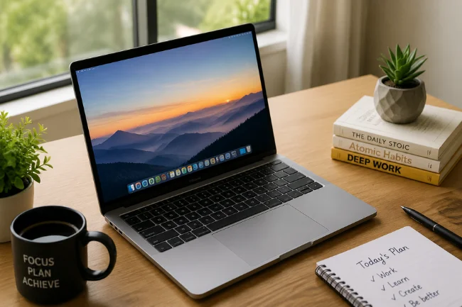 New Laptop Status ideas with modern laptop setup