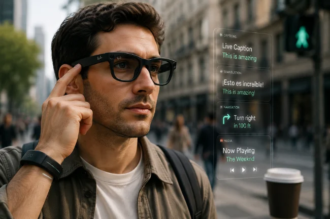 Smart glasses AI technology for future computing