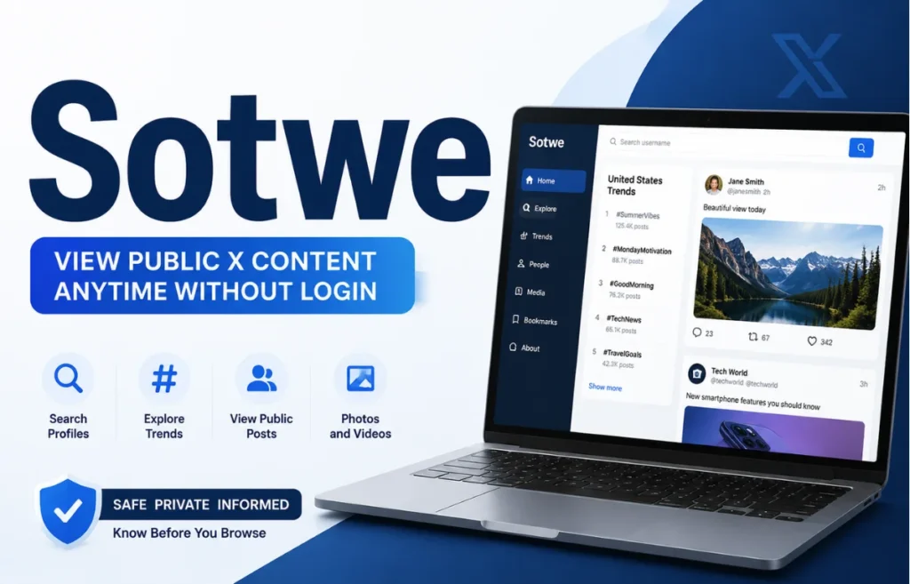 Sotwe Twitter viewer with public X content dashboard
