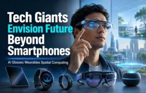 Tech Giants Envision Future Beyond Smartphones with AI glasses and wearables