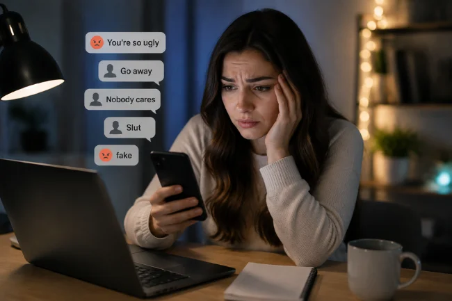 Social Media Girls online safety risks