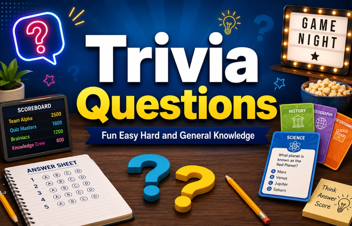 Trivia Questions quiz game featured image