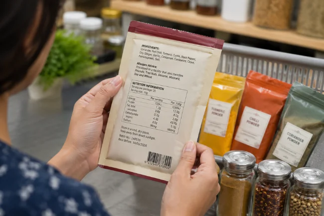 Masala Buying Mistakes ingredient check
