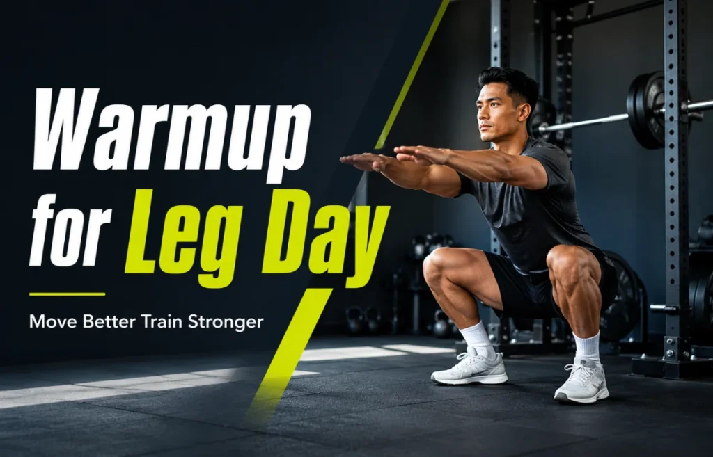 Warmup for Leg Day squat exercise