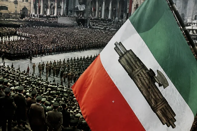 Fascisterne beliefs and fascist rally history