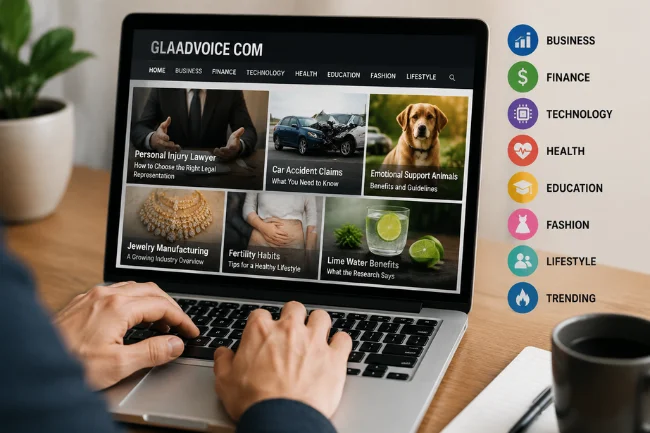 Glaadvoice com content categories overview