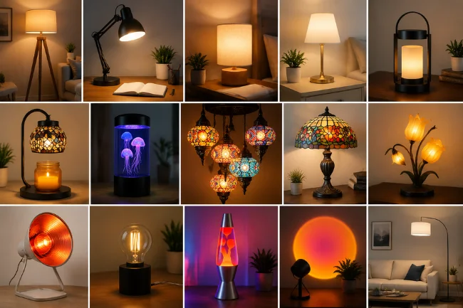 Lamps4U lamp categories and lighting collection