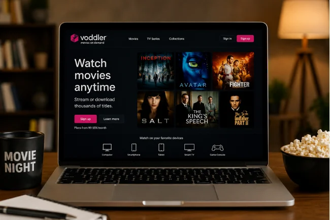 Original voddler.co.uk streaming service