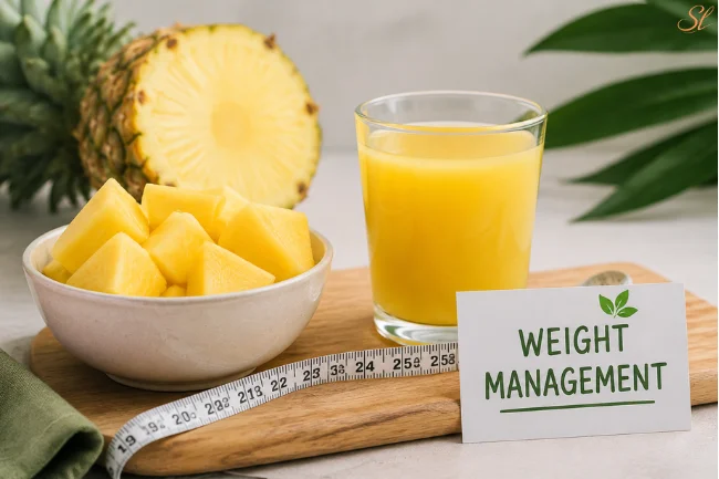 Fresh Pineapple vs Pineapple Juice for weight management