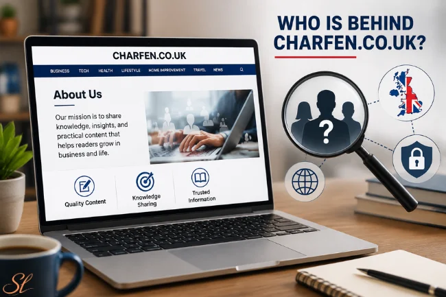 Charfen.co.uk ownership and About Us page review image