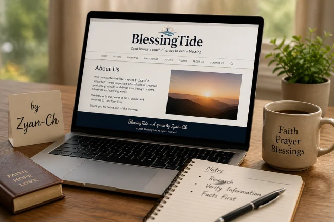 BlessingTide Zyan-Ch identity and website research