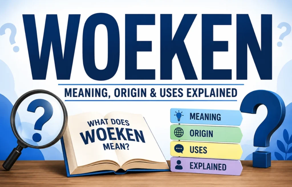 Woeken meaning and uses